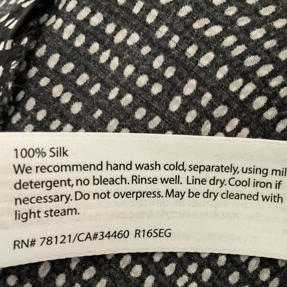 EILEEN FISHER Hammered Silk Mandarin Collar Tunic Top Dress SP - Picture 10 of 16